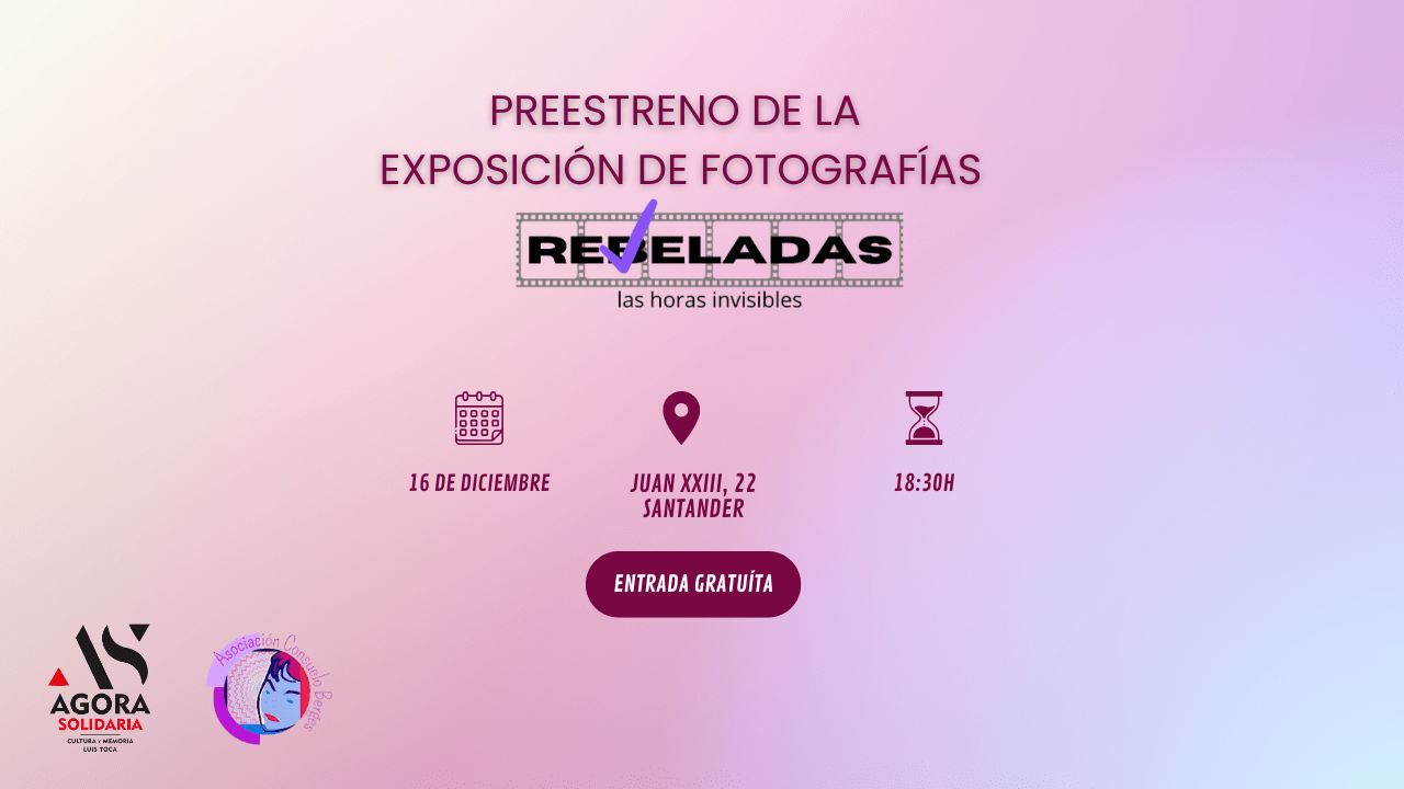 Preestreno de la exposición fotográfica Reveladas: las horas invisibles