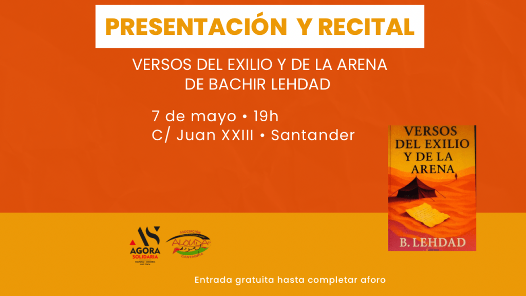 Presentación del libro y recital: Versos del exilio y la arena