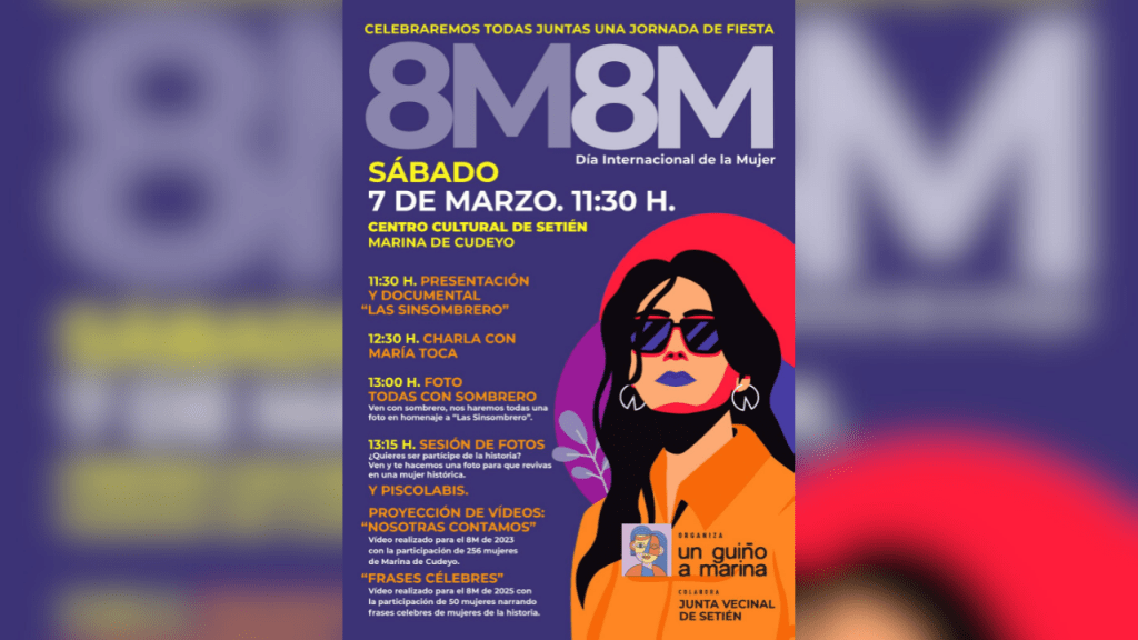 8M · DÍA INTERNACIONAL DE LAS MUJERES  “Celebraremos todas juntas una jornada de fiesta”