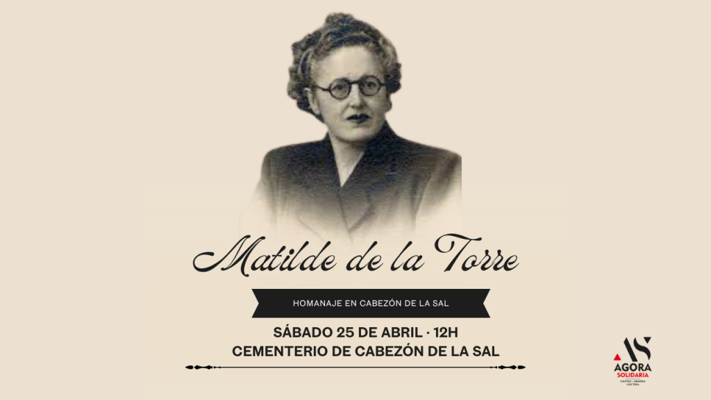 Homenaje a Matilde de la Torre