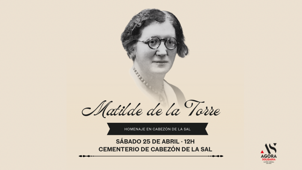 Homenaje a Matilde de la Torre