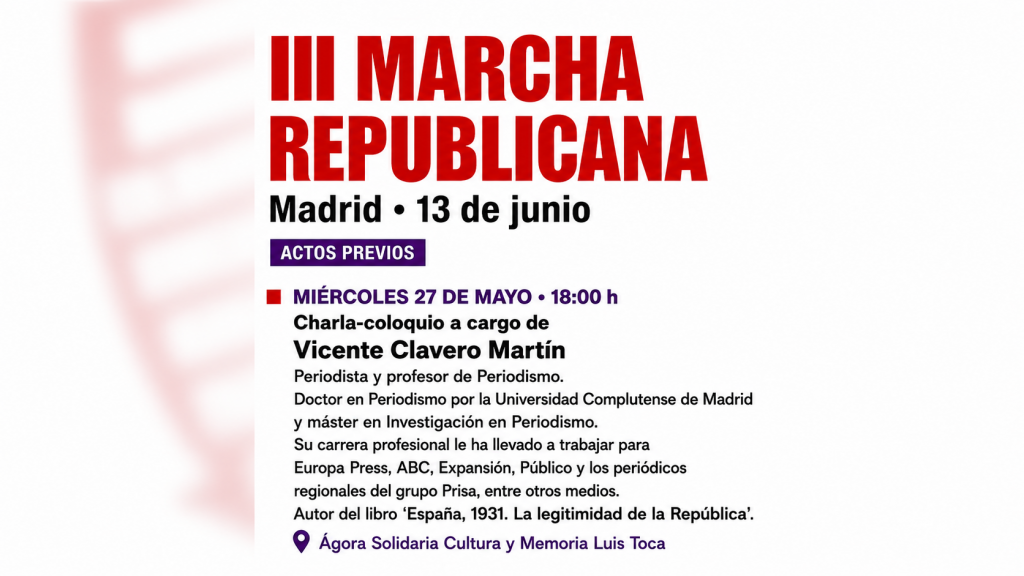 Presentación del libro “España, 1931. La legitimidad de la República”