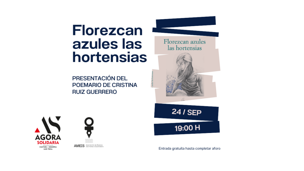 Cristina Ruiz Guerrero presenta Florezcan azules las hortensias