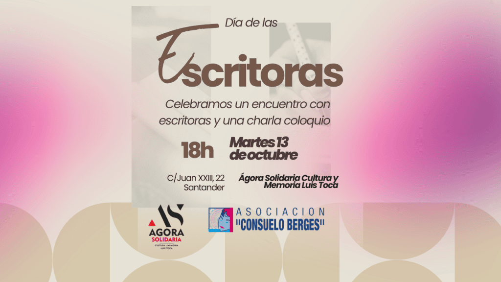 Día de las escritoras: Encuentro entre escritoras y charla coloquio