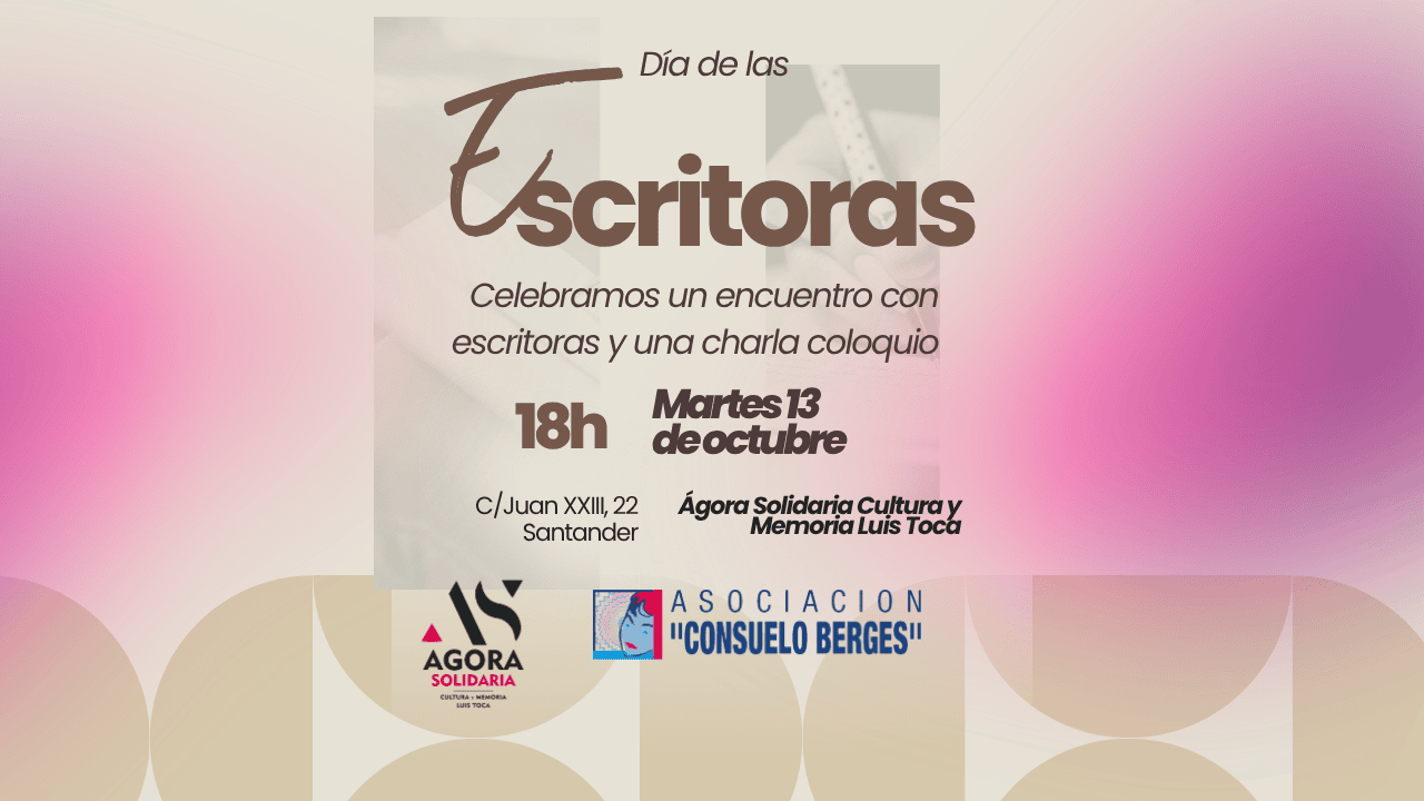 Día de las escritoras: Encuentro entre escritoras y charla coloquio