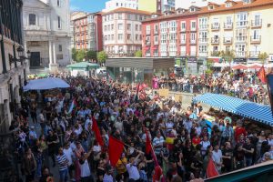 Imagen de la manifestación antifascista convocada el 26 de septiembre de 2026 en Santander| Pool Ágora Solidaria Cultura y Memoria Luis Toca/Óscar Juárez - 26.09.2026